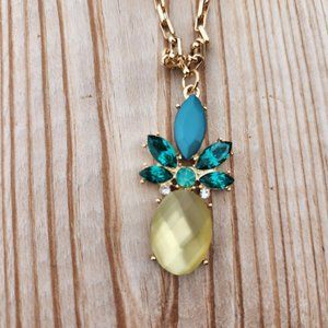 Banana republic gold pineapple charm